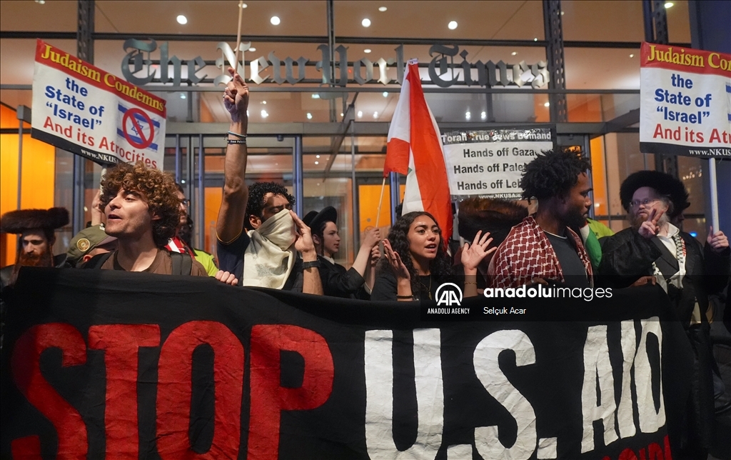 Manifestation pro-palestinienne à New York