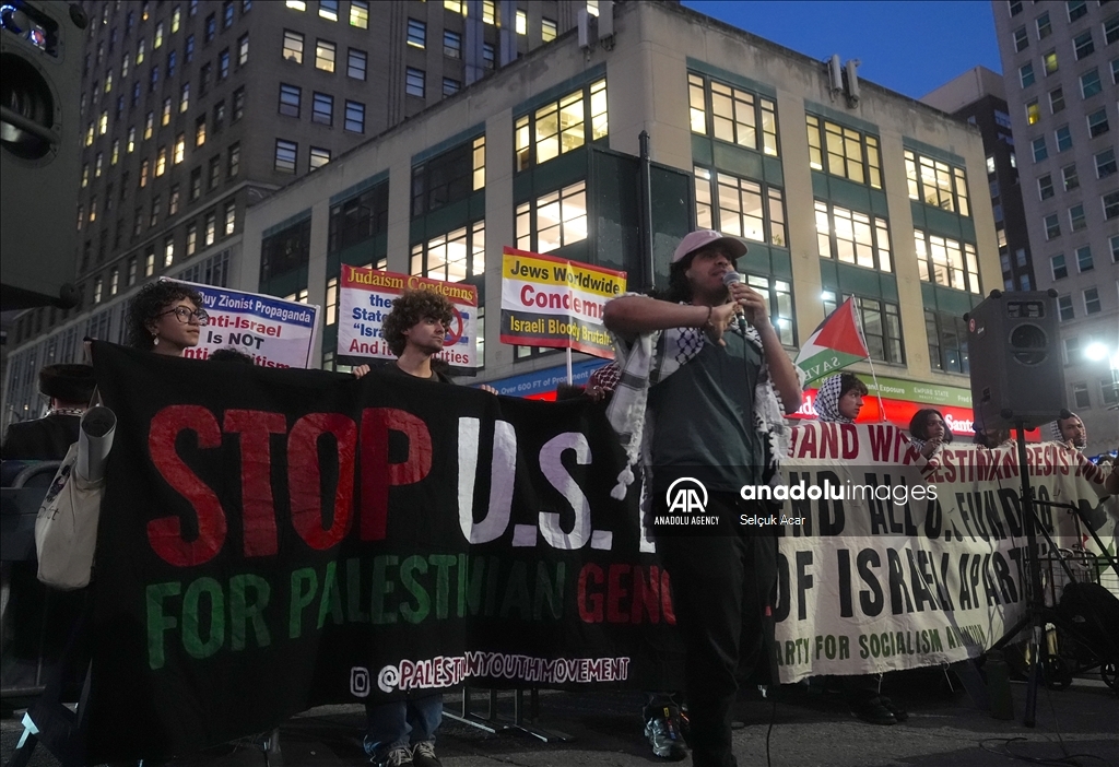 Manifestation pro-palestinienne à New York