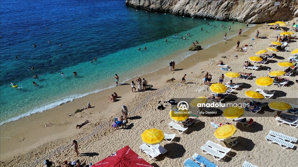 Sunny day of autumn season in Turkiye's Antalya