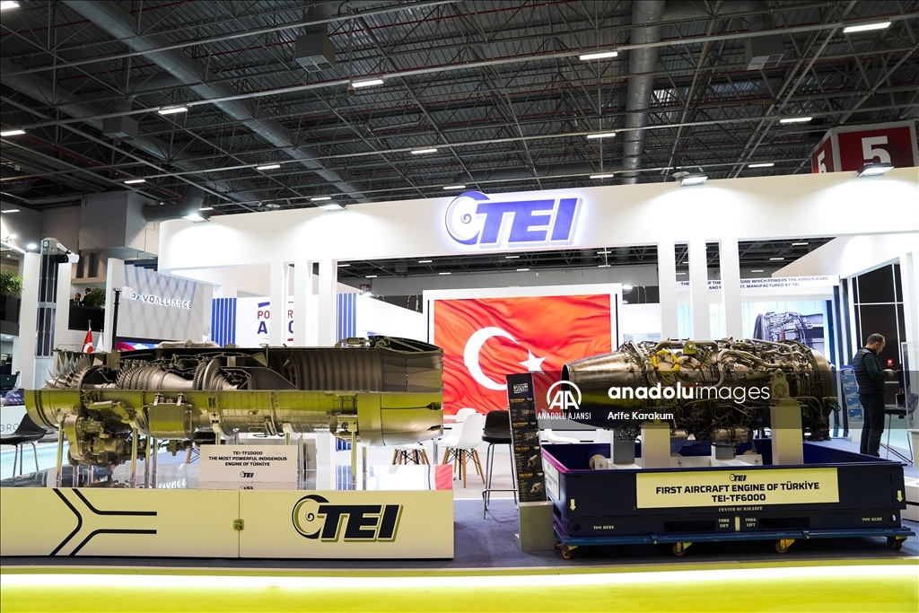 TUSAŞ'a yönelik terör saldırısının ardından SAHA EXPO alanı Türk bayraklarıyla donatıldı