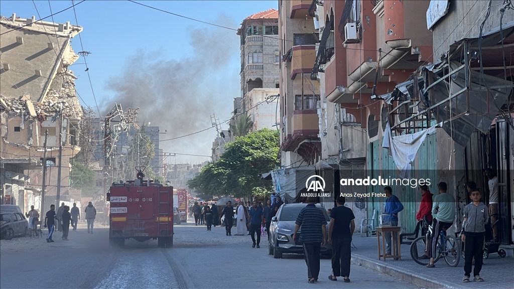 İsrail ordusu Maghazi Mülteci Kampı'na saldırı düzenledi