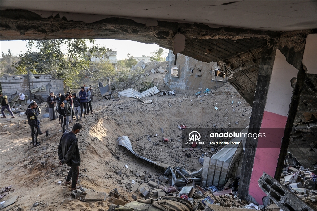 İsrail ordusunun Gazze'nin Han Yunus kentine düzenlediği saldırı