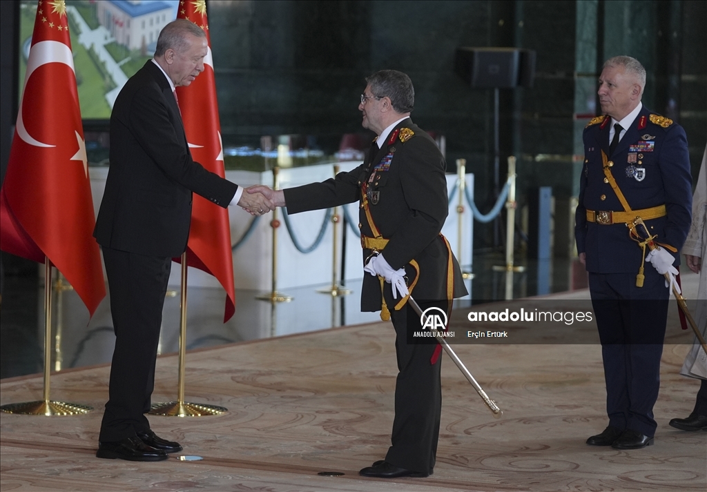 Cumhurbaşkanı Erdoğan, 29 Ekim Cumhuriyet Bayramı tebriklerini kabul etti