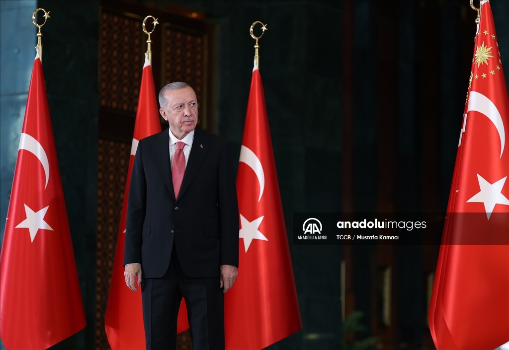 Cumhurbaşkanı Erdoğan, 29 Ekim Cumhuriyet Bayramı tebriklerini kabul etti