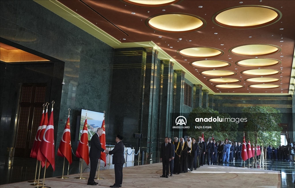 Cumhurbaşkanı Erdoğan, 29 Ekim Cumhuriyet Bayramı tebriklerini kabul etti