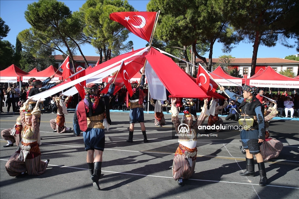 Muğla'da 29 Ekim Cumhuriyet Bayramı törenle kutlandı