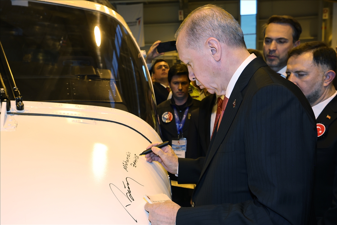 Cumhurbaşkanı Erdoğan, ‘’T625 Gökbey Helikopter Teslimat Töreni’’ne katıldı