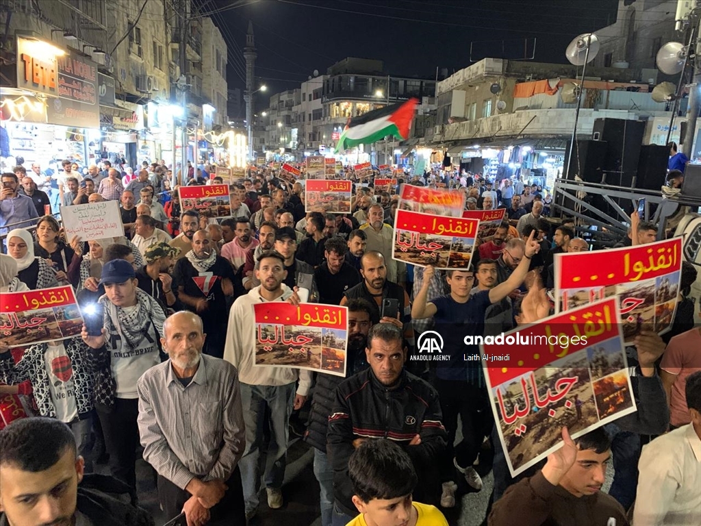 Pro-Palestinian protest in Jordan