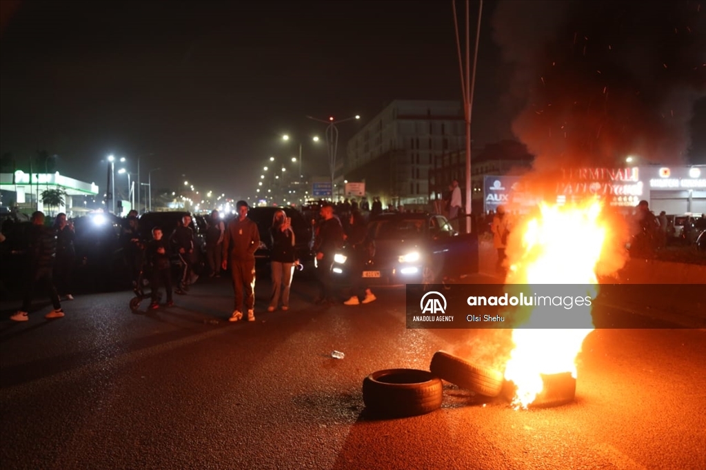 Anti-government protest in Albania