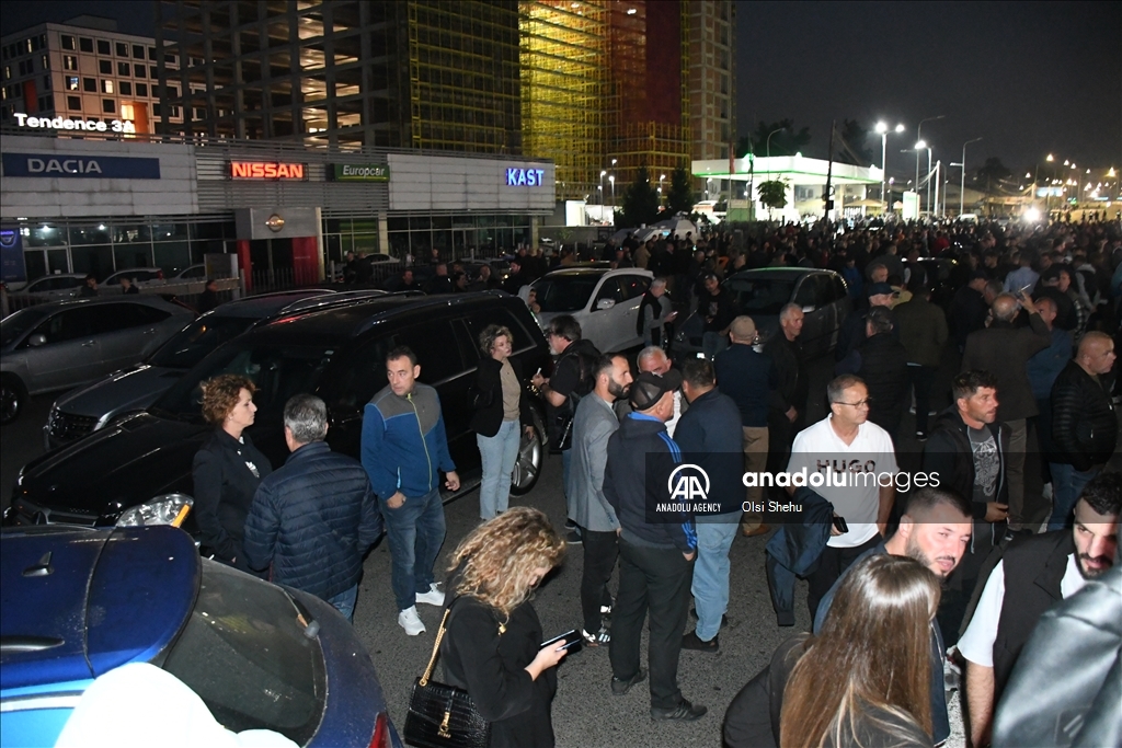 Anti-government protest in Albania