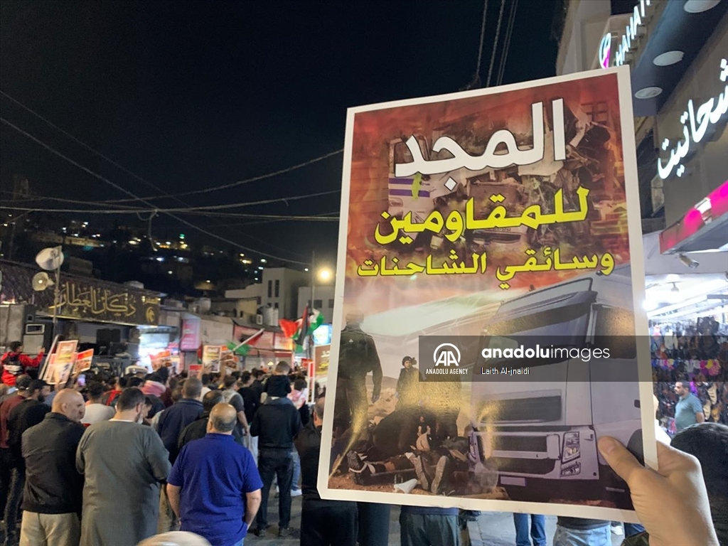 Pro-Palestinian protest in Jordan