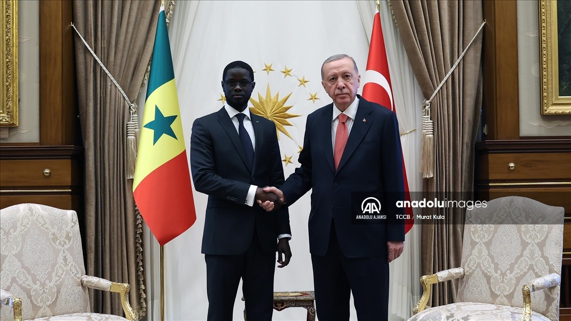 Cumhurbaşkanı Erdoğan, Senegal Cumhurbaşkanı Fay'ı resmi törenle karşıladı