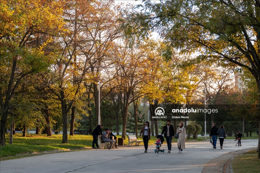 Autumn season in Ankara