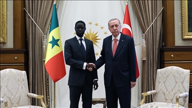 Cumhurbaşkanı Erdoğan, Senegal Cumhurbaşkanı Fay'ı resmi törenle karşıladı