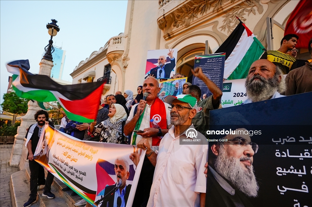 عشرات التونسيين يحتجون على تواصل الإبادة الإسرائيلية بغزة