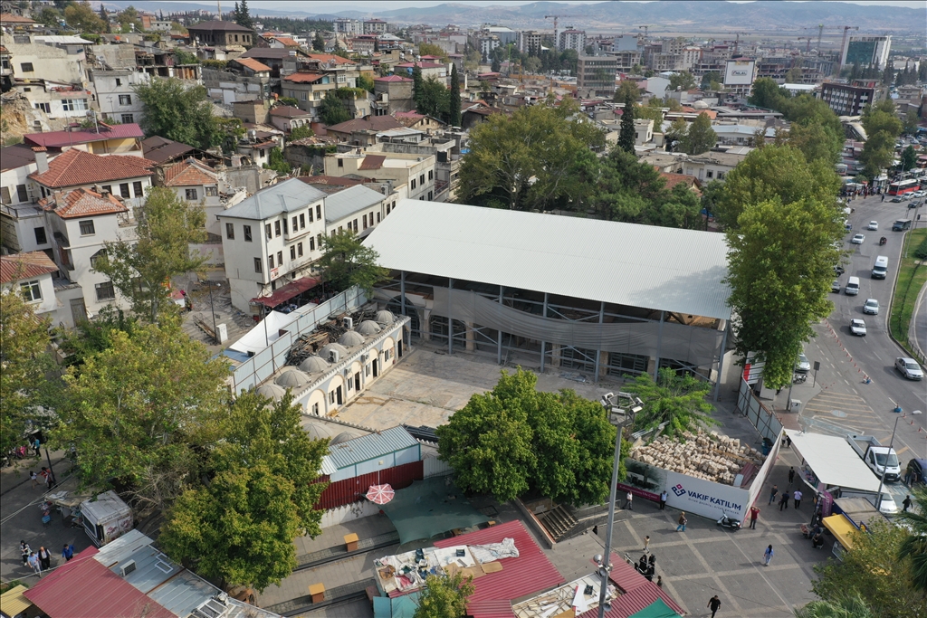 Kahramanmaraş'ta depremde hasar alan kültür varlıkları yeniden ayağa kaldırılıyor