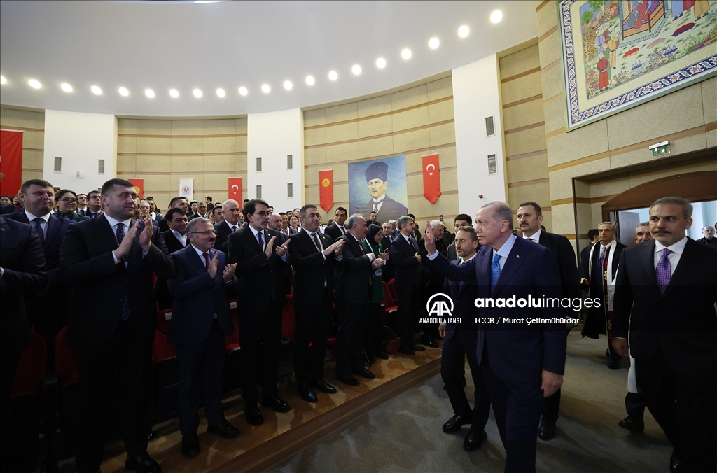 Cumhurbaşkanı Erdoğan, Kırgızistan'da