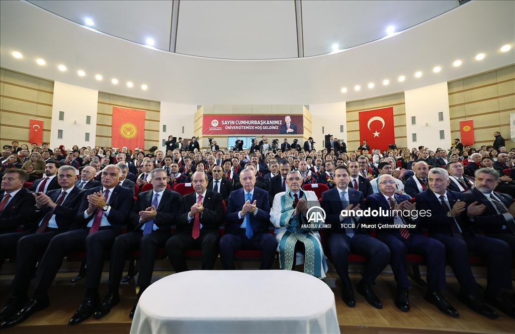 Cumhurbaşkanı Erdoğan, Kırgızistan'da