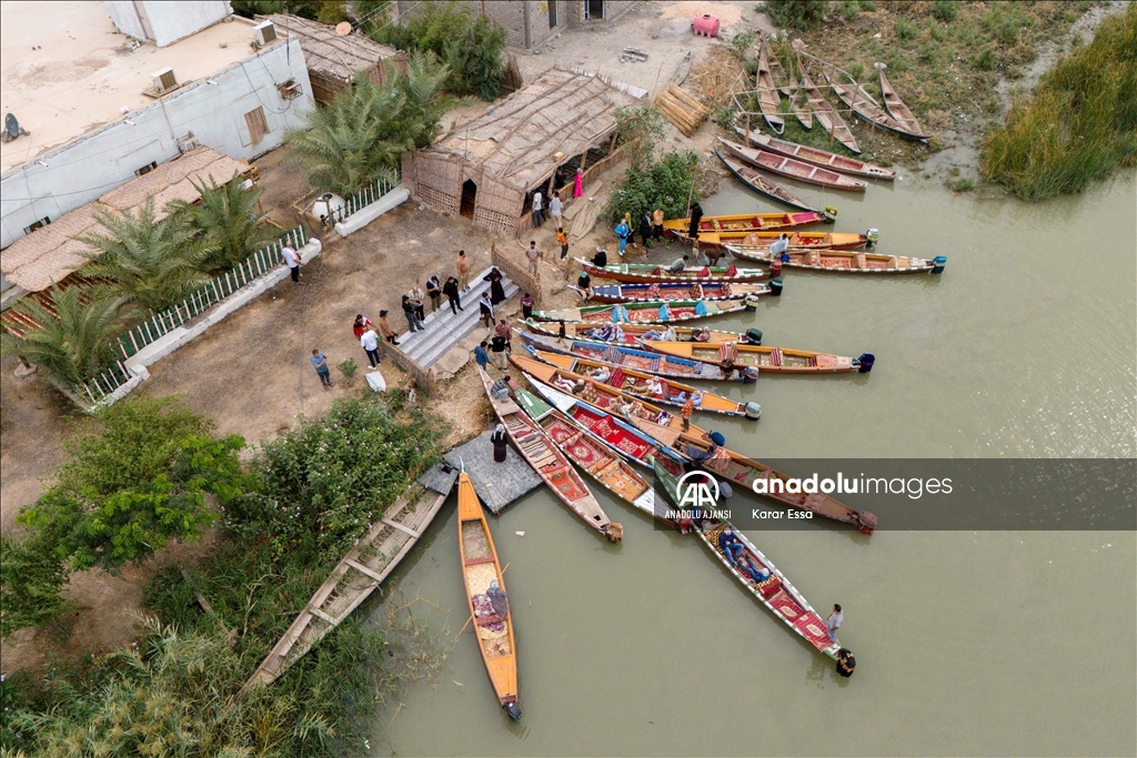 Mezopotamya'nın saklı güzelliği Irak'taki Bataklıklar turistlerin ilgi odağı oldu