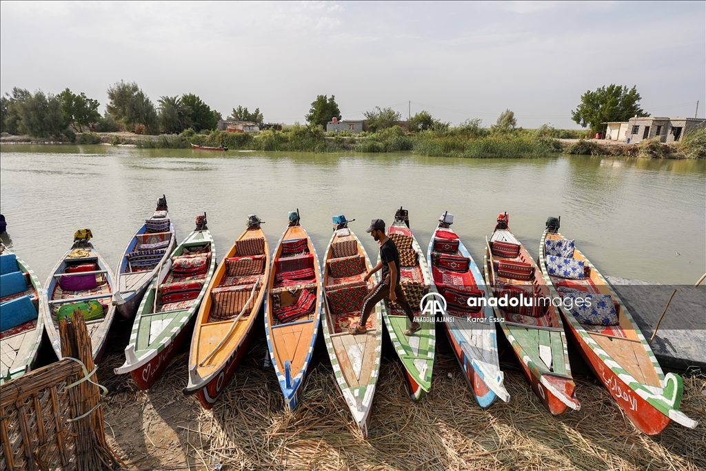 Mezopotamya'nın saklı güzelliği Irak'taki Bataklıklar turistlerin ilgi odağı oldu