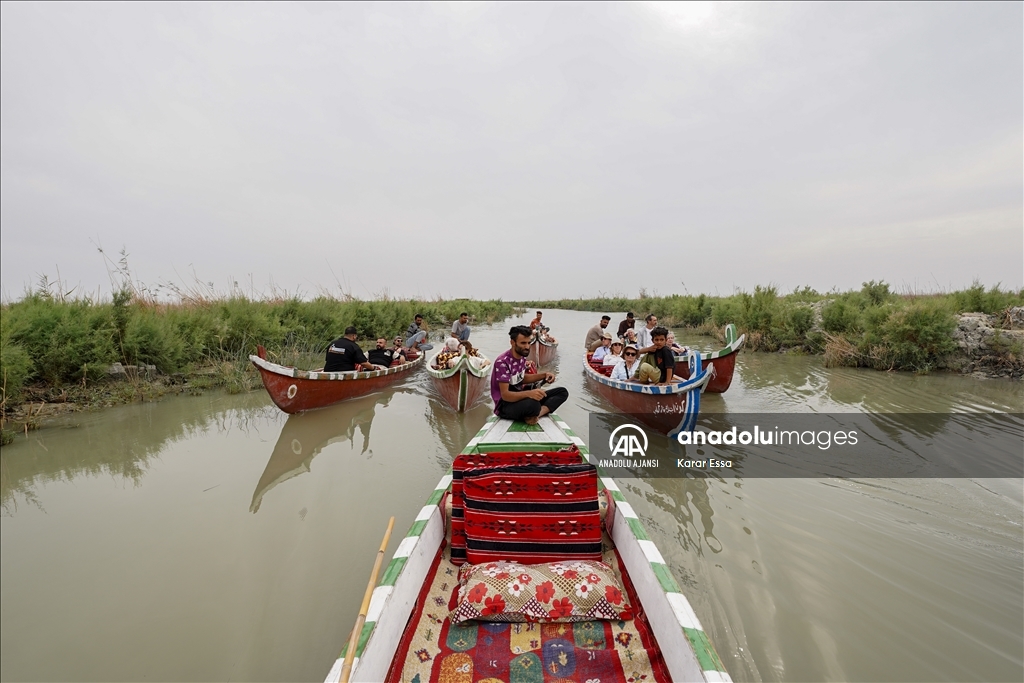 Mezopotamya'nın saklı güzelliği Irak'taki Bataklıklar turistlerin ilgi odağı oldu