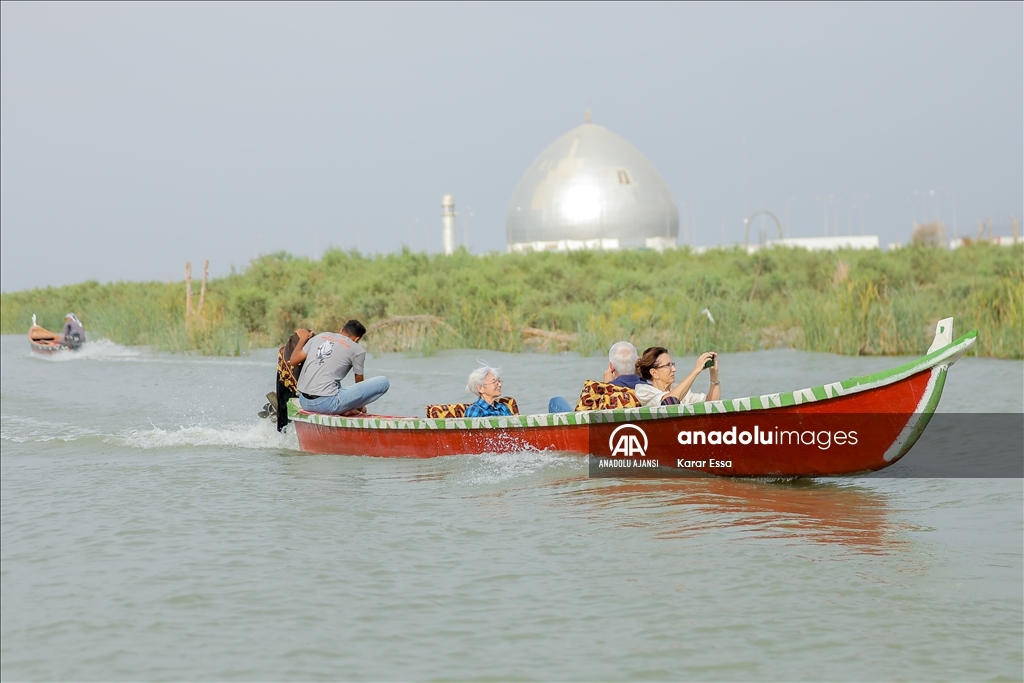 Mezopotamya'nın saklı güzelliği Irak'taki Bataklıklar turistlerin ilgi odağı oldu