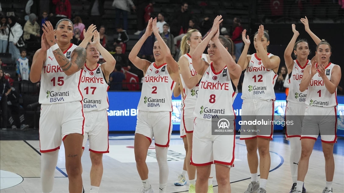 A Milli Kadın Basketbol Takımı, Romanya'yı 101-54 yendi