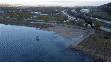 Sapanca Gölü'nde su miktarı son 5 yılın en düşük seviyesine geriledi