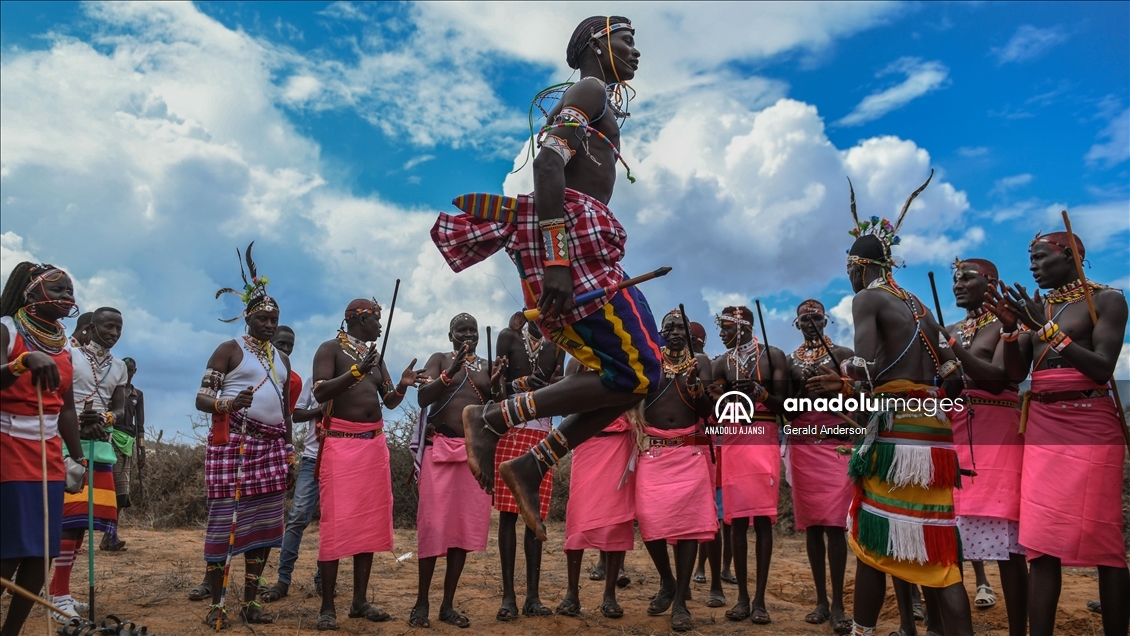 Kenya'da Maa topluluğunun Kültür Festivali