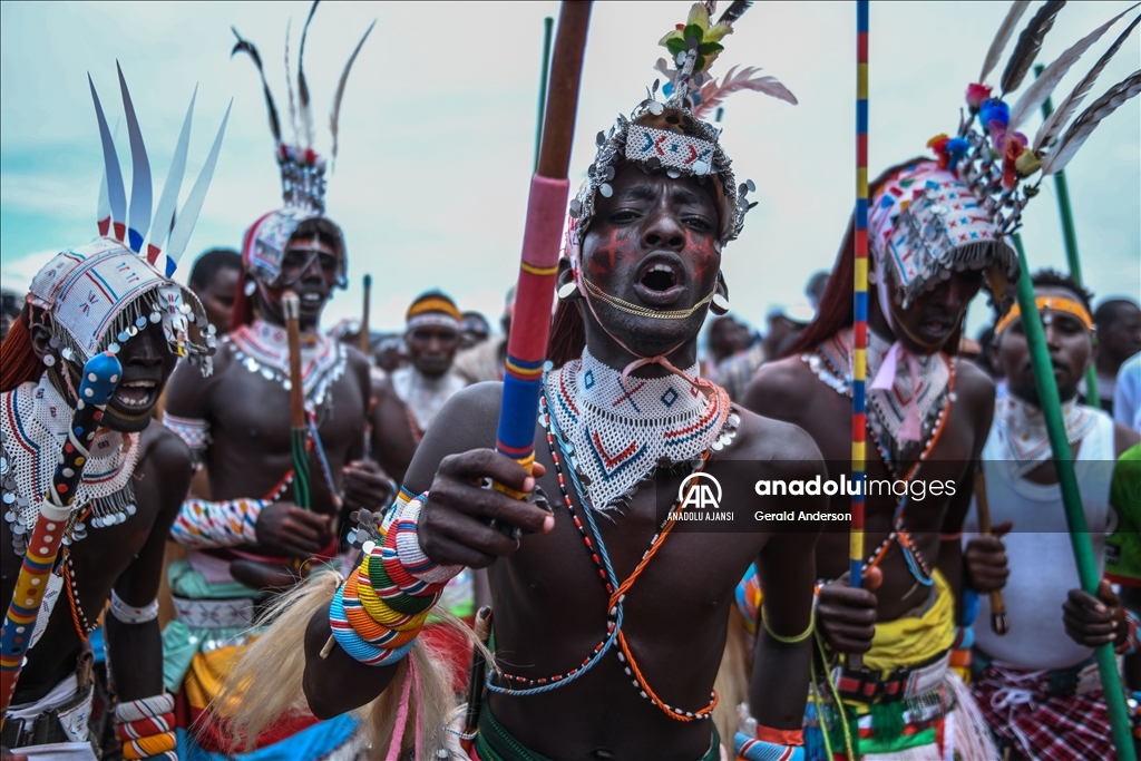 Kenya'da Maa topluluğunun Kültür Festivali