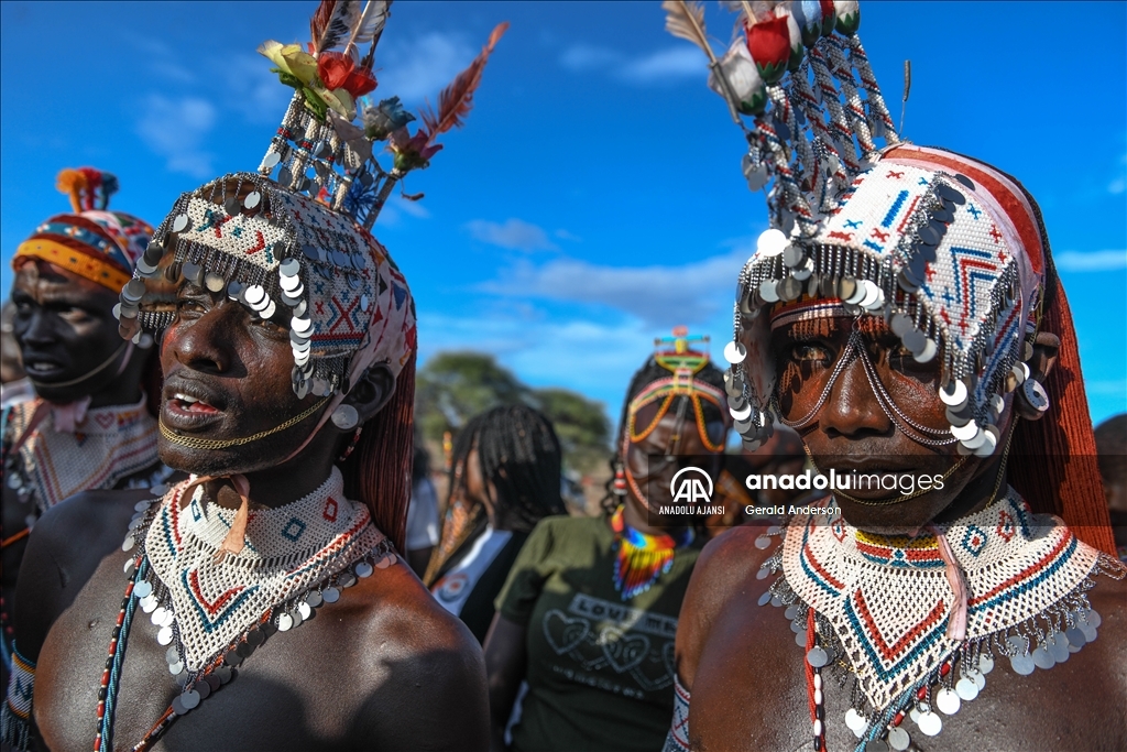 Kenya'da Maa topluluğunun Kültür Festivali