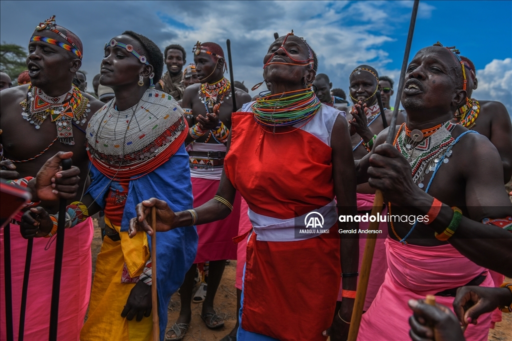 Kenya'da Maa topluluğunun Kültür Festivali