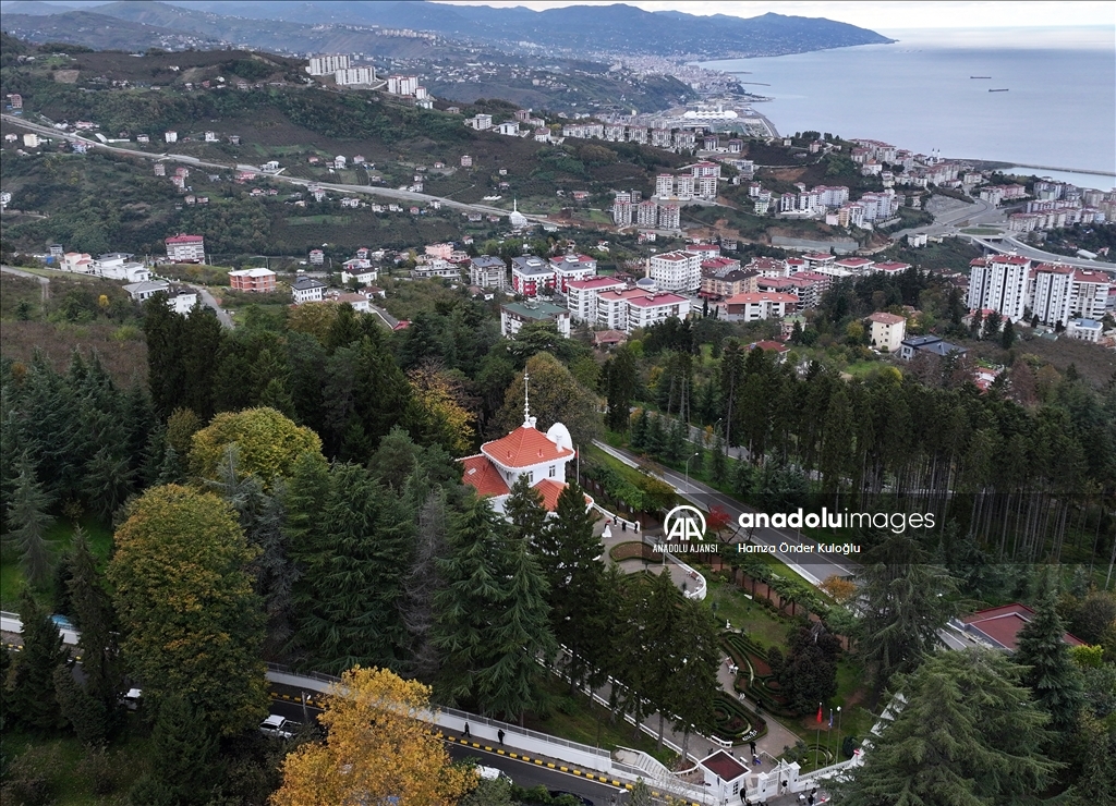 Trabzon'da Atatürk Köşkü'nde ziyaretçi yoğunluğu yaşanıyor