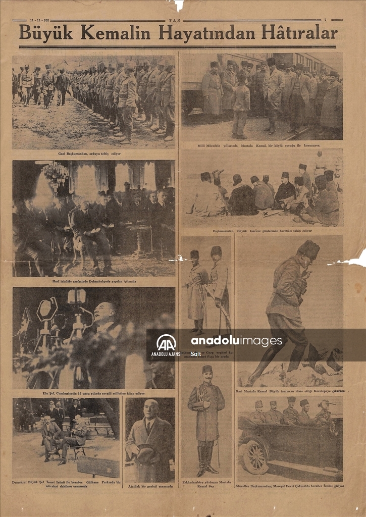 "Basında Atatürk: 10 Kasım Arşivi", Salt Araştırma'da çevrim içi erişime açıldı
