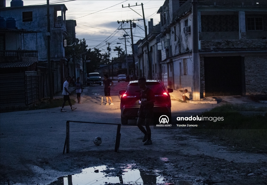 Blackout in Cuba after Hurricane Rafael