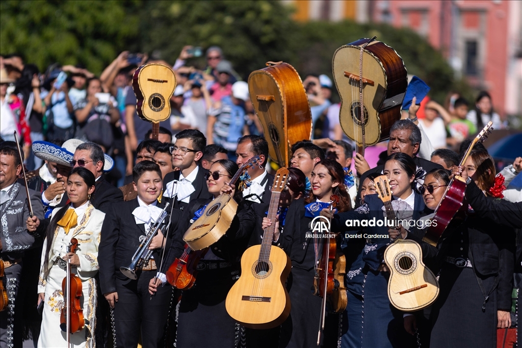Mariachis set a world record in Mexico City
