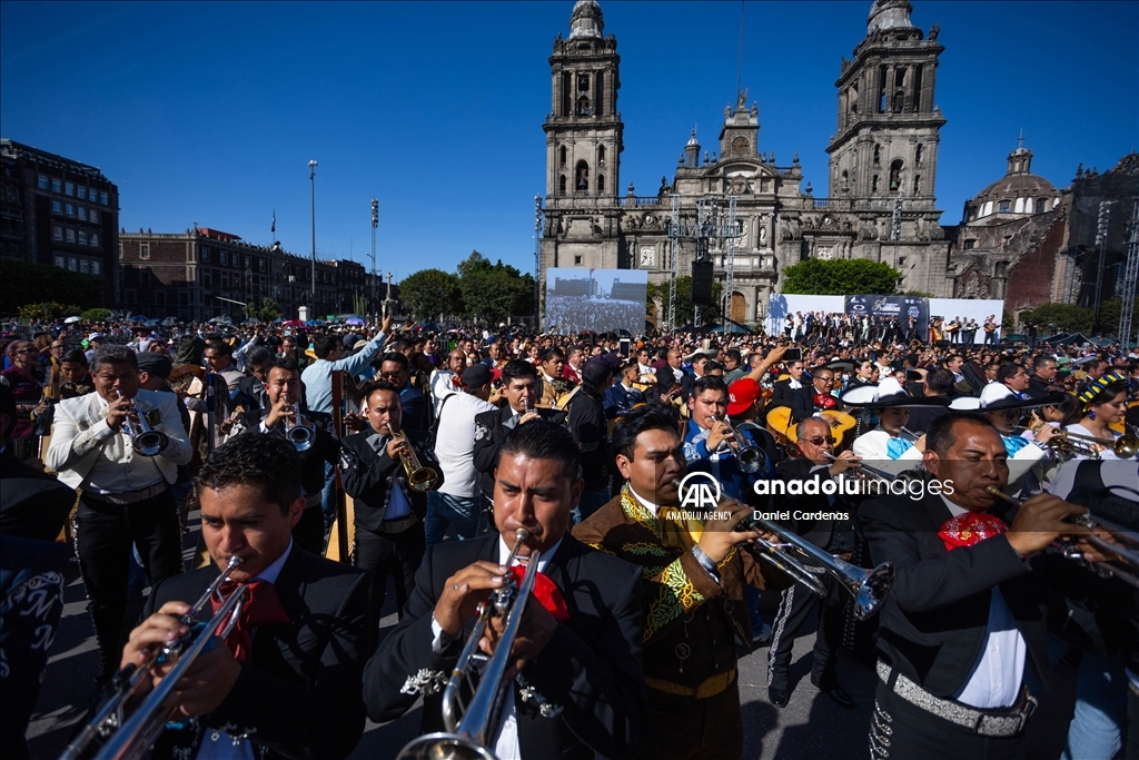 Mariachis set a world record in Mexico City