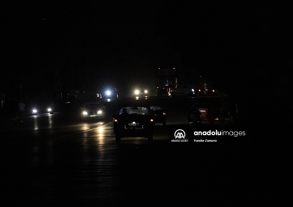 Blackout in Cuba after Hurricane Rafael