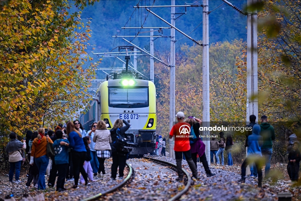 Adana'daki Belemedik Tabiat Parkı sonbahar renklerine büründü