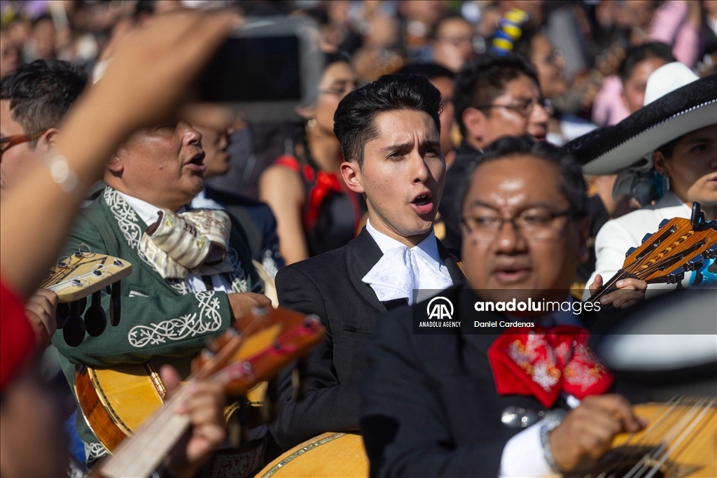 Mariachis set a world record in Mexico City