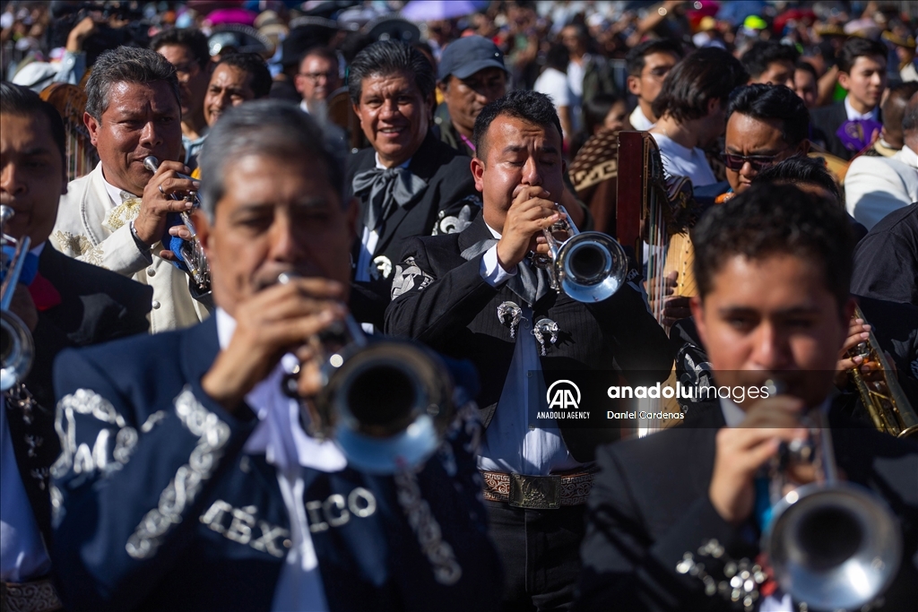 Mariachis set a world record in Mexico City