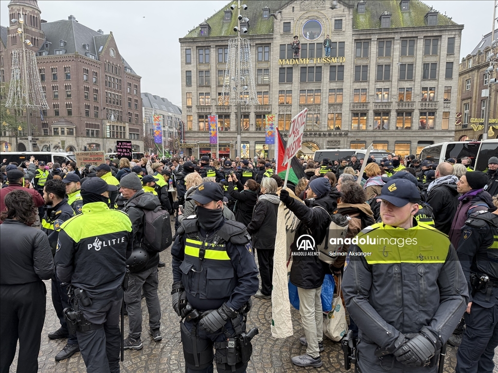 Amsterdam : La police néerlandaise interpelle des manifestants pro-palestiniens