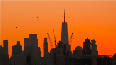 New York'tan gün batımı ve akşam manzaraları