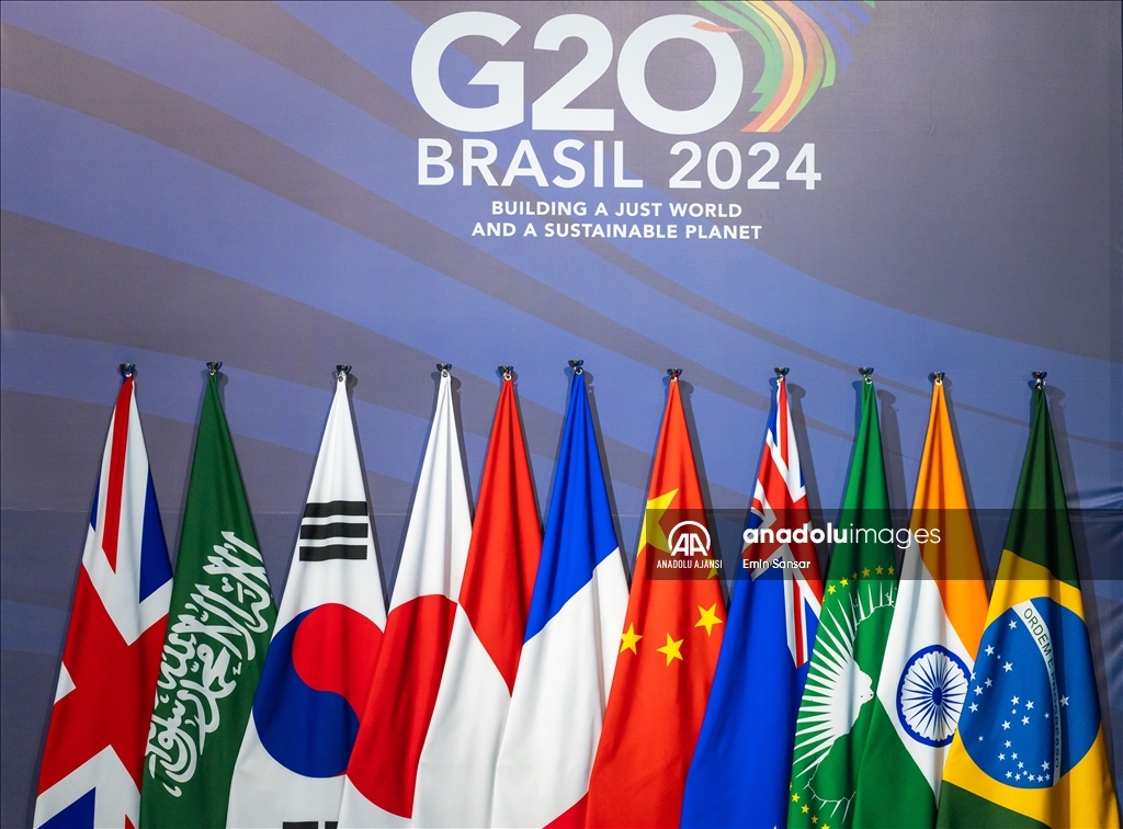 G20 Liderler Zirvesi yarın Rio de Janeiro'da başlayacak