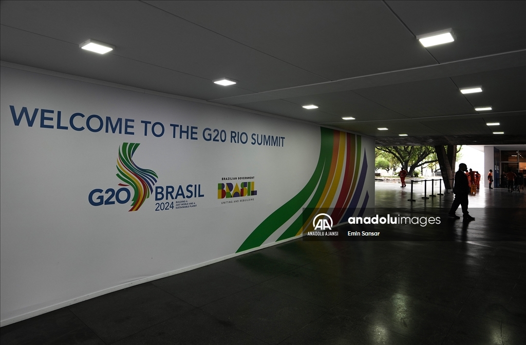 G20 Liderler Zirvesi yarın Rio de Janeiro'da başlayacak