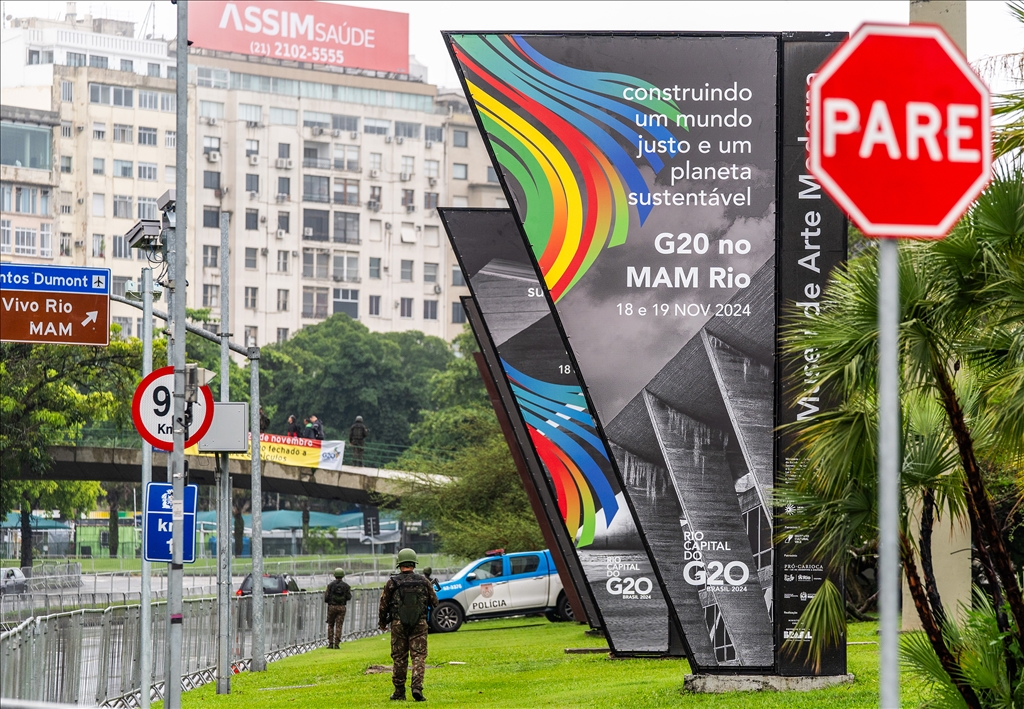 G20 Liderler Zirvesi yarın Rio de Janeiro'da başlayacak