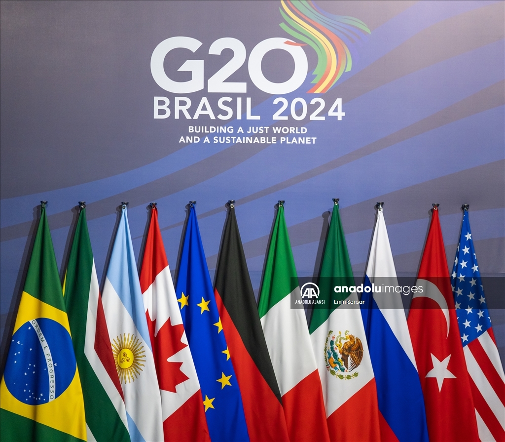 G20 Liderler Zirvesi yarın Rio de Janeiro'da başlayacak