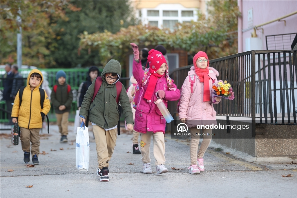 Kırklareli'nde ilk ara tatilin ardından öğrenciler ders başı yaptı