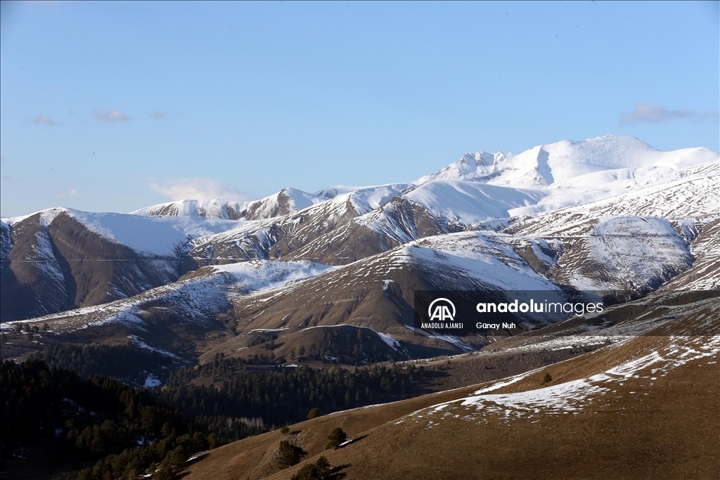 Ardahan'daki Bülbülan Yaylası'nda evler kara gömüldü