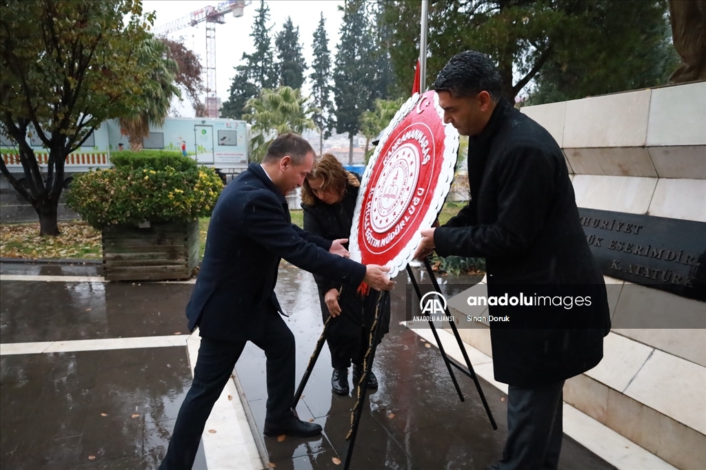 Kahramanmaraş'ta Öğretmenler Günü dolayısıyla törenler düzenlendi